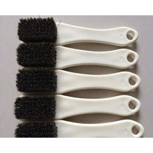 High Quality Antique Boar Bristle Brush for Walnut Cleaning Brush with Plastic Handle